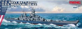 Meng USS Missouri BB63 USN Battleship Plastic Model Military Ship Kit 1/700 Scale #ps4