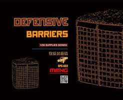 Meng Defense Barriers Plastic Model Military Accessory 1/35 Scale #sps032