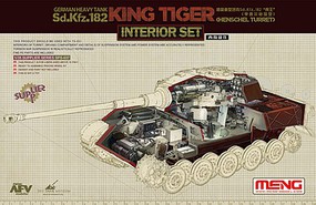 Meng King Tiger Interior Set Plastic Model Military Vehicle Kit 1/35 Scale #sps037