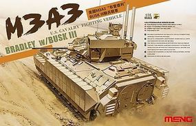 Meng M3A3 Bradley with Busk III Plastic Model Military Vehicle Kit 1/35 Scale #ss006