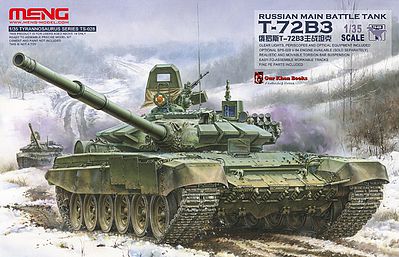 Meng Russian MBT T-72B3 Plastic Model Military Vehicle Kit 1/35 Scale #ts028