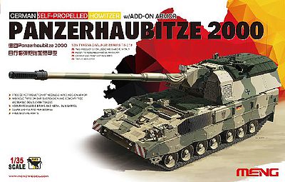 Meng German Panzerhaubitze 2000 Tank Plastic Model Military Vehicle Kit 1/35 Scale #ts19