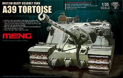 Meng A39 Tortoise British Heavy Assault Tank Plastic Model Tank Kit 1/35 Scale #ts2