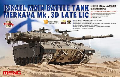 Meng Israel Merkava Mk 3D Late LIC Main Battle Tank Plastic Model Military Vehicle 1/35 #ts25