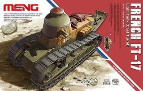 Meng French FT17 Light Tank (Cast Turret) Plastic Model Tank Kit 1/35 Scale #ts8