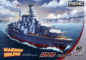 Meng Warship Builder Hood Toon Kit Plastic Model Military Ship Kit #wb005