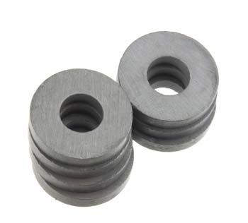 Magnet-Source .7 OD x .3 ID x .118 Thick Ceramic Ring Magnets (6)