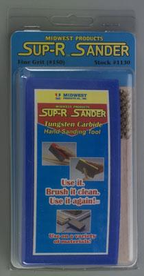 Midwest Sup-R-Sander Fine Grit (D) Hobby Sanding Tool Sandpaper #1130