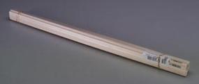 Midwest Basswood Strips (1/4x1/4x24) (10) Hobby and Craft Building Supplies #4066