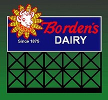 Miller Borden's Dairy Sign (HO/O)