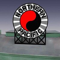 Miller Northern Pacific Sign  (Lg)
