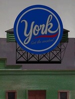 Miller HO/N YORK BILLBOARD