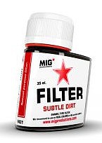 MIG Enamel Subtle Dirt Filter 35ml Bottle Hobby and Model Enamel Paint #f431