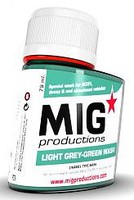 MIG Enamel Light Grey-Green Wash 75ml Bottle Hobby and Model Enamel Paint #p279