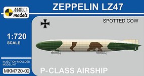Mark-I Zeppelin LZ47 Spotted Cow P-Class German Airship Plastic Model Aircraft Kit 1/720 #72002