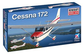 Minicraft Cessna 172 w/Custom Registration Number Plastic Model Airplane Kit 1/48 Scale #11686
