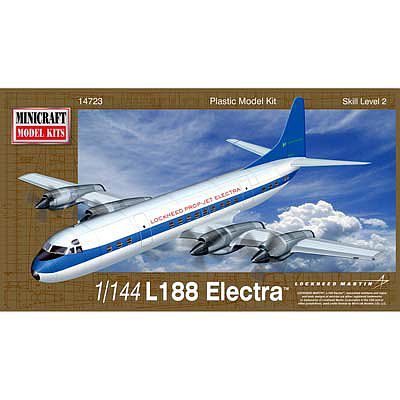 Minicraft L-188 Electra Demonstrator Plastic Model Airplane Kit 1/144 Scale #14723