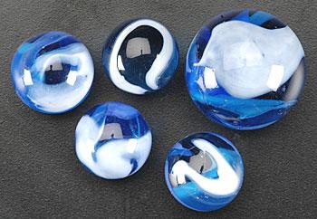 Mega-Marbles Blue Jay Marbles Marble #77575