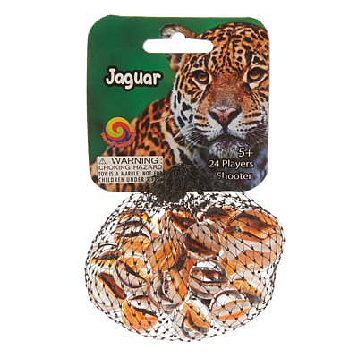 Mega-Marbles Jaguar Game Net Marble #77835