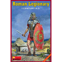 Mini-Art Roman Legionary I Century A.D. Plastic Model Military Figure 1/16 Scale #16005