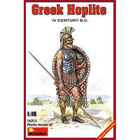 Mini-Art Greek Hoplite IV Century B.C. Plastic Model Military Figure 1/16 Scale #16013