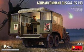 Mini-Art 1/35 Miniart German Command Bus GAZ-05-193 Plastic Model Kit