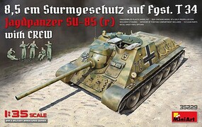 Mini-Art Jagdpanzer SU-85r w/crew 1-35