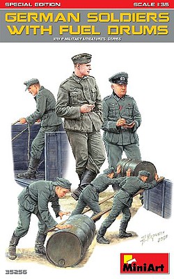 Mini-Art WWII German Soldiers Plastic Model Military Figure Kit 1/35 Scale #35256