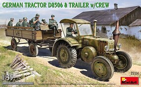 Mini-Art German Tractor D8506 & Trailor 1-35