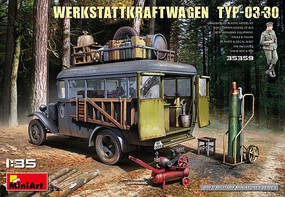 Mini-Art German Mobile Workshop Truck Type 03-30 Plastic Model Truck Kit 1/35 Scale #35359