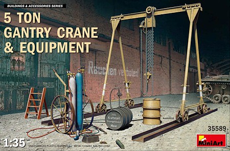 Mini-Art 5ton Gantry Crane & Equipment 1-35