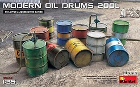 Mini-Art Modern Oil Drums 200L 1-35