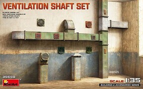 Mini-Art 1/35 Miniart Ventilation Shaft Set Plastic Model Kit
