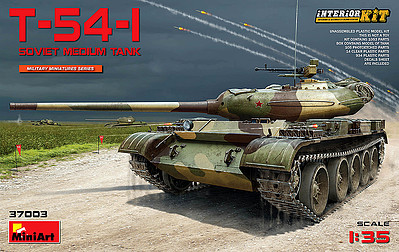 Mini-Art T-54-1 Soviet Med Tank Interior 1-35