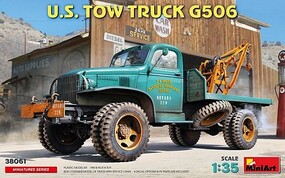 Mini-Art US G506 Tow Truck Plastic Model Military Truck Kit 1/35 Scale #38061