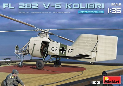 Mini-Art FL282 V6 Kolibri Helicopter Plastic Model Helicopter Kit 1/35 Scale #41001