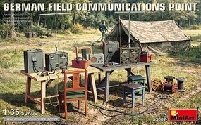 Mini-Art 1/35 Miniart German Field Communications Point Plastic Model Kit