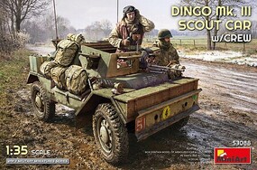 Mini-Art 1/35 Miniart Dingo Mk.III Scout Car w/Crew Figures Plastic Model kit