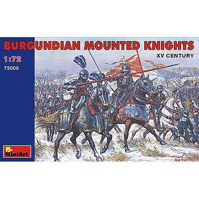 Mini-Art XV Century Burgundian Knights Plastic Model Military Figure 1/72 #72006