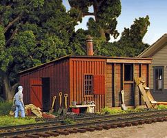 Monroe Pump House & Coal Shed Kit HO Scale Model Railroad Building #2212