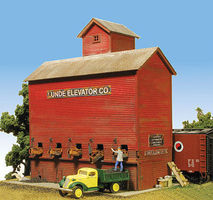 Monroe Lunde Coal Elevator Kit HO Scale Model Railroad Building #2215