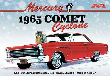 Moebius 1965 Mercury Comet Cyclone Plastic Model Car Kit 1/25 Scale #1210