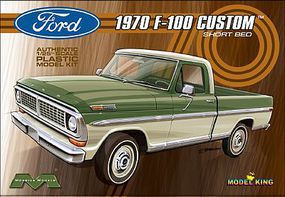 Moebius 1970 Ford F100 Custom Cab Truck w/Short Bed (Ltd Prod) Plastic Model Truck Kit 1/25 #1228