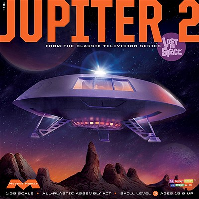 Moebius Lost in Space Jupiter 2 Science Fiction Plastic Model Kit #913