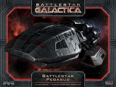Moebius Battlestar Galactica Battlestar Pegasus Science Fiction Plastic Model Kit 1/4105 Scale #931