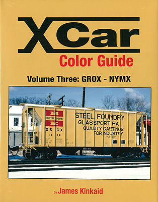 Morning-Sun X Car Golor Guide Volume 3 GROX-NYMX Model Railroading Book #1576