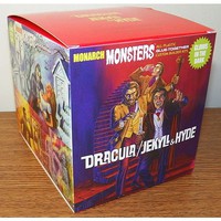 Monarch Dracula + Jekyll/Hyde (2 figs) Plastic Model Fantasy Figure Kit #647