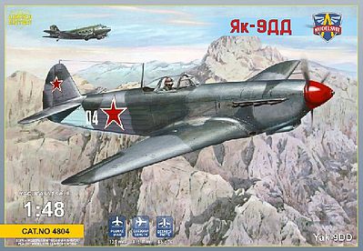 Modelsvit Yak9DD Soviet Fighter Plastic Model Airplane Kit 1/48 Scale #4804