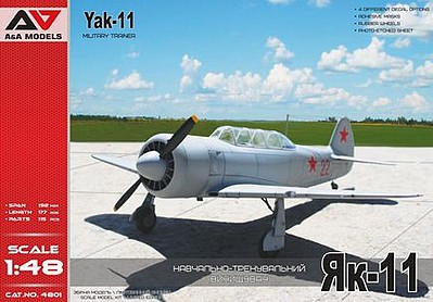 Modelsvit 1/48 Yak11 Military Trainer Aircraft (A&A Models) (New Tool)