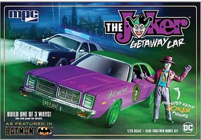MPC 1978 Batman Joker Goon Car, Dodge Monaco Plastic Model Car Vehicle Kit 1/25 Scale #890